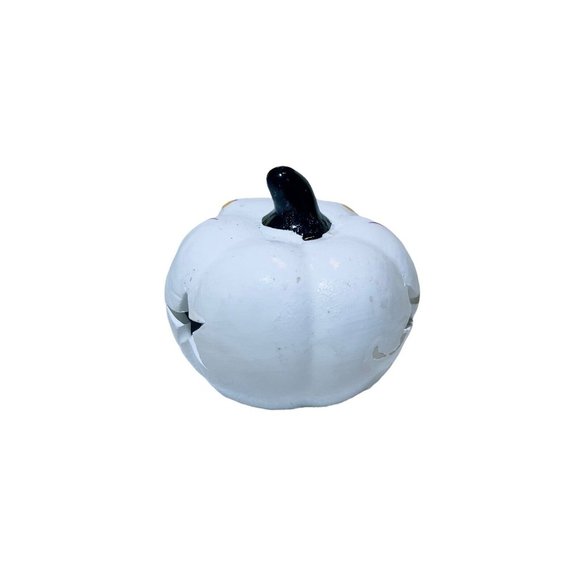 Day of the Dead‎ white multicolor lighted 3x3x3in pumpkin Halloween Table Decor - Picture 5 of 11